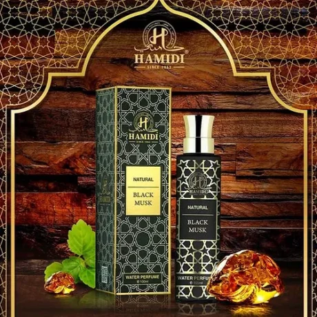 Hamidi Natural Black Musk Water Perfume Spray 100 Ml